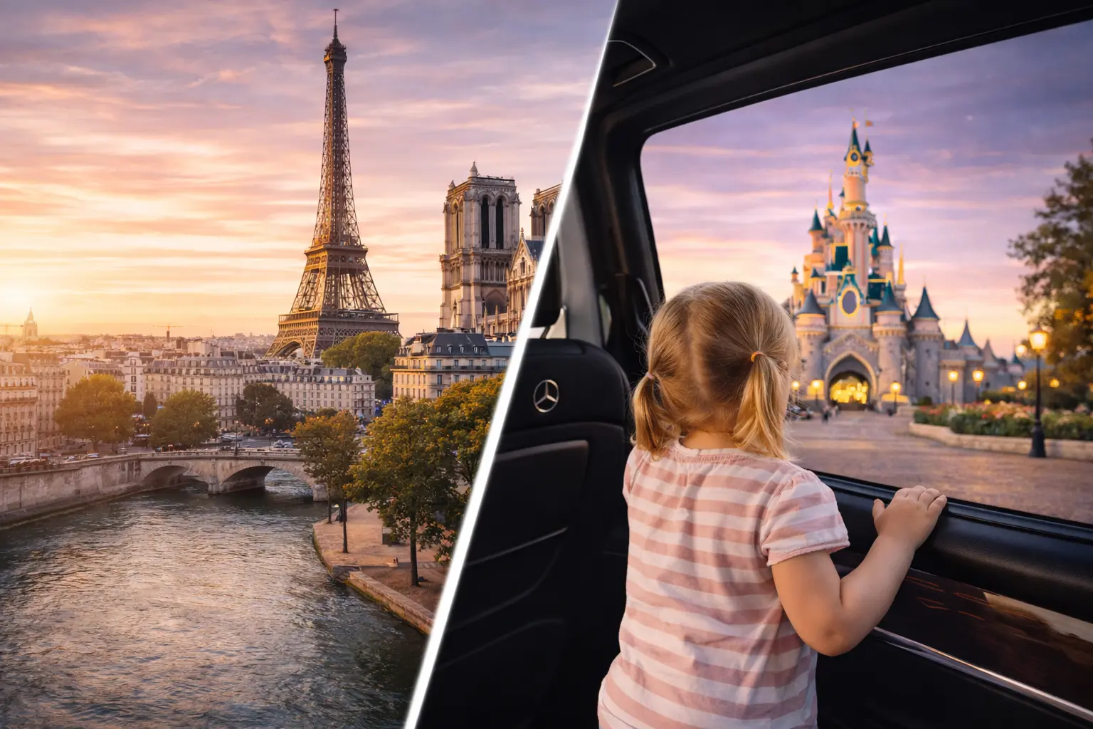 Paris City Centre to Disneyland Transfers